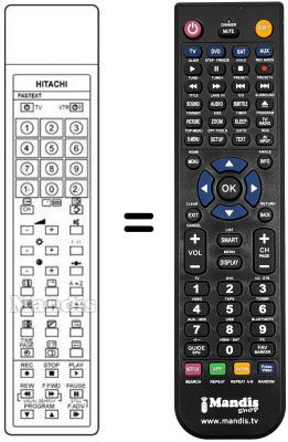 Replacement remote control S 250