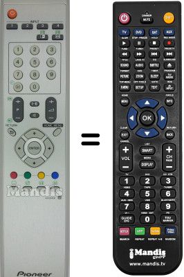 Gleichwertige Fernbedienung Pioneer PDP 436