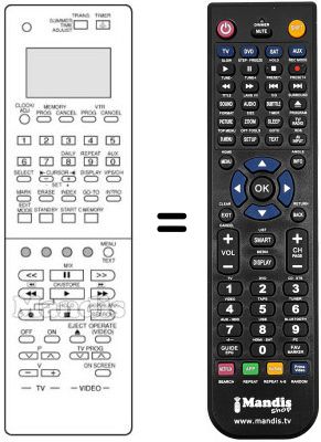 Replacement remote control PQ 10779