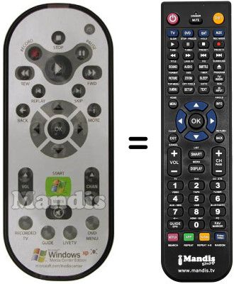 Gleichwertige Fernbedienung RC 1462601 / 00