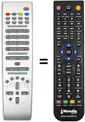 Gleichwertige Fernbedienung RC 1805