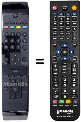 Replacement remote control RC 3900