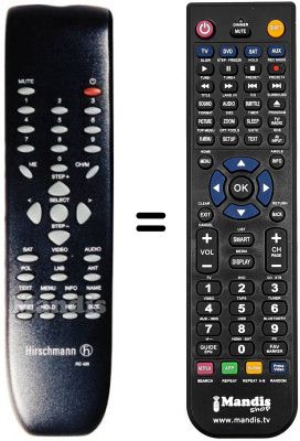 Gleichwertige Fernbedienung RC 425