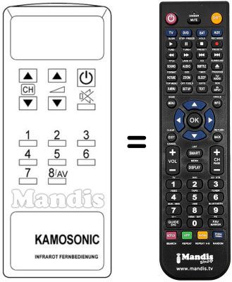 Replacement remote control RC 51