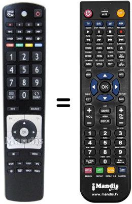 Gleichwertige Fernbedienung RC 5110