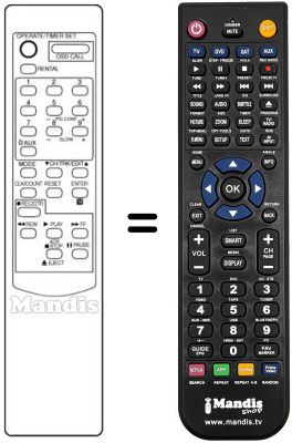 Replacement remote control RC 513