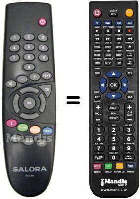 Gleichwertige Fernbedienung RCS 300