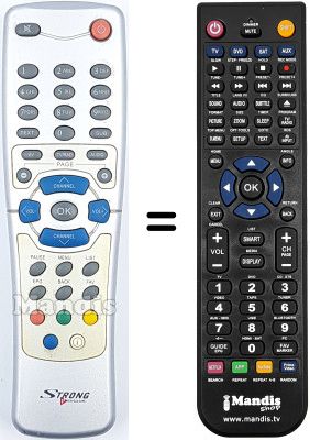 Gleichwertige Fernbedienung FRACARRO SRT 5119