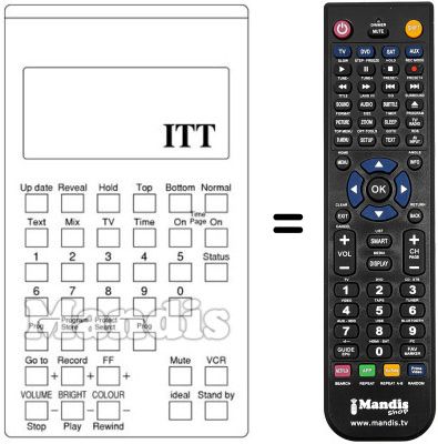 Gleichwertige Fernbedienung RG 303