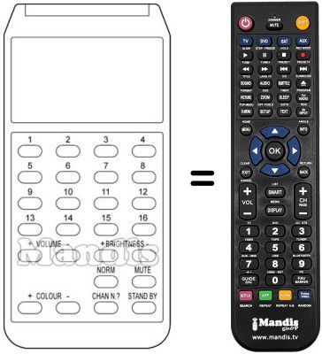 Replacement remote control RG 353
