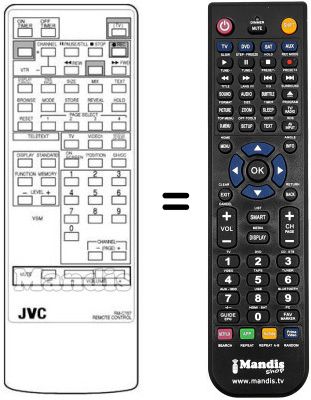 Replacement remote control RM-C704