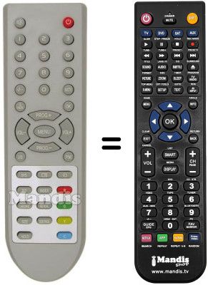 Gleichwertige Fernbedienung Seitech SE20SKLCD