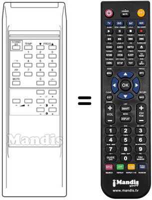 Replacement remote control SS C 14