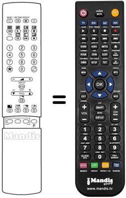 Replacement remote control STUL 68
