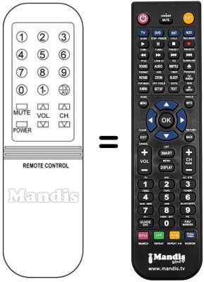 Replacement remote control SW-1000