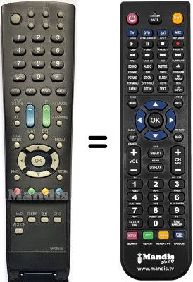 Gleichwertige Fernbedienung Sharp LC 37 RD1E