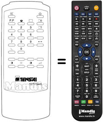 Replacement remote control TCTP 5440