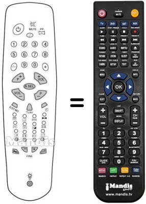 Replacement remote control 8210 000 45003