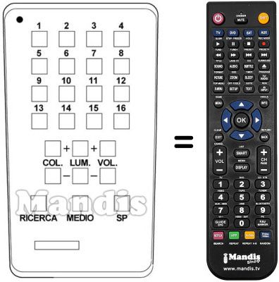 Replacement remote control TT 5