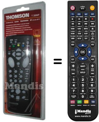 Replacement remote control RCT 2100 S