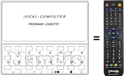 Gleichwertige Fernbedienung UFB 9 / 16
