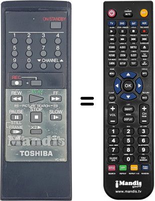 Replacement remote control VC-93 B