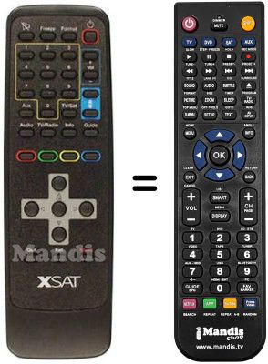 Replacement remote control XSAT