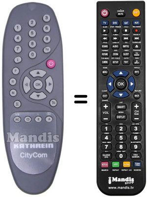 Gleichwertige Fernbedienung Kathrein UFD 554