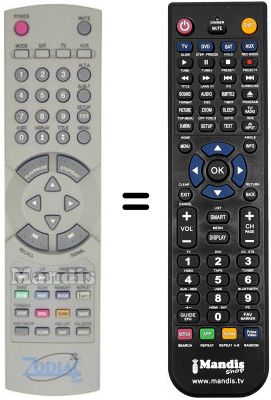 Replacement remote control Zodiac DZR 8310