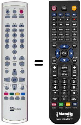 Replacement remote control Telesystem TS 4.5 HD-CI