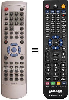 Gleichwertige Fernbedienung Medion MD 80120