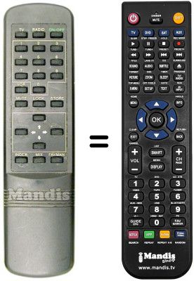 Replacement remote control Ingelen SKR 200 A Replacement remote control Ingelen SKR 200 A