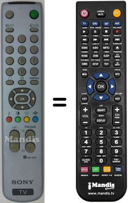 Replacement remote control RM889