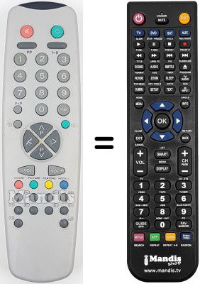 Replacement remote control DCE TV7010ST