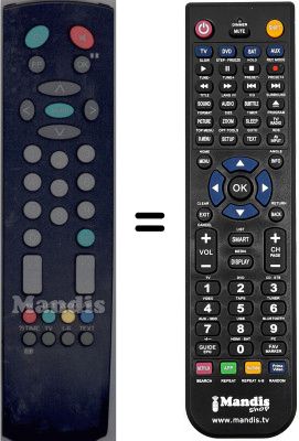 Replacement remote control Quadro 2100