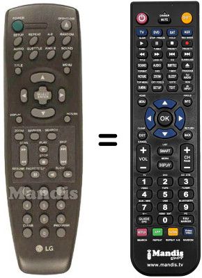 Gleichwertige Fernbedienung REMCON969 Gleichwertige Fernbedienung REMCON969