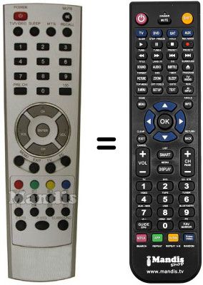 Replacement remote control REMCON895