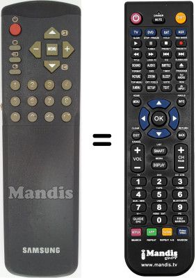Replacement remote control Samsung CX5312W Replacement remote control Samsung CX5312W