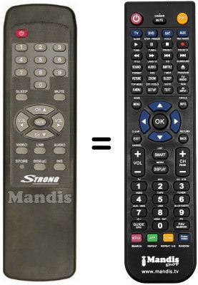 Gleichwertige Fernbedienung REMCON982