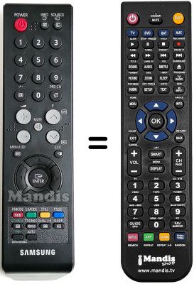 Gleichwertige Fernbedienung Samsung BN59-00596A Gleichwertige Fernbedienung Samsung BN59-00596A