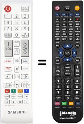 Gleichwertige Fernbedienung Samsung LE46A568P3MXZF Gleichwertige Fernbedienung Samsung LE46A568P3MXZF