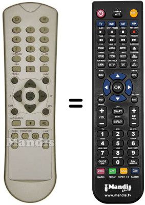 Replacement remote control REMCON1149