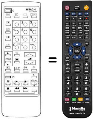 Replacement remote control Hitachi CL2146TAN