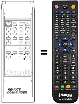 Replacement remote control REMCON482 Replacement remote control REMCON482