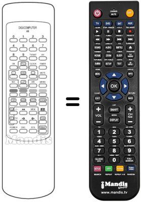 Replacement remote control WELTBLICH IV7663-25