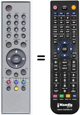 Gleichwertige Fernbedienung RC2546