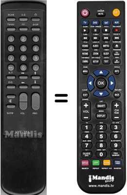 Replacement remote control Haier HT030808