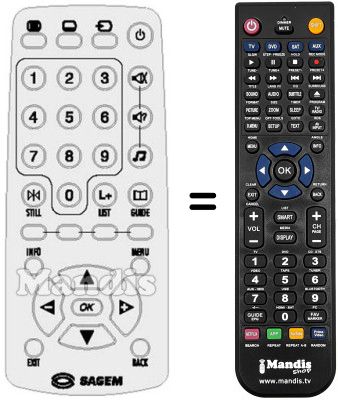 Replacement remote control REMCON950