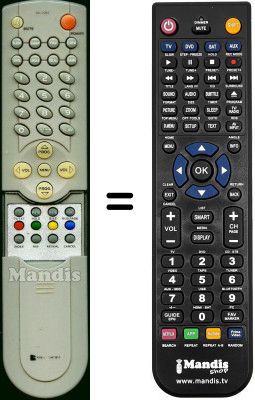 Replacement remote control Iekei KTV29APS