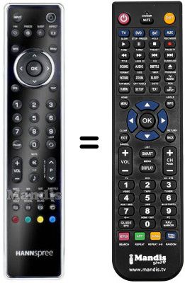 Gleichwertige Fernbedienung Hannspree ST551MBB